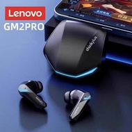 หูฟังไร้สาย Bluetooth Lenovo GM2 pro คุณภาพเสียงสูงสำหรับเล่นเกม Esports หูฟังแบบหูรูปแบบกีฬา หูฟังแ
