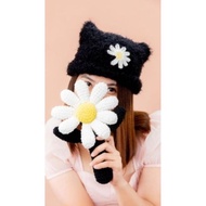 HANDMADE GDRAGON BEANIE HAT/GDRAGON DAISY BEANIE/GDRAGON DAISY LIGHTSTICK DAISY GDRAGON/CUTE BEANIE 