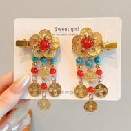 【happy New Year】hanfu New Year Headwear Children's Accessories Year Little New Hair Hair Clip F3t8