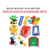 [SG 🇸🇬 Ready Stock] DIY Figures Paradise House Swing Pipe Ball Building Blocks Duplo Toys For Childr