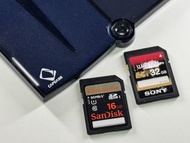 SanDisk Extreme Pro 16GB + Sony 32GB SD 卡