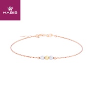 HABIB 585/14K Rose, White and Yellow Gold Bracelet 714-BR IF06 WP-A