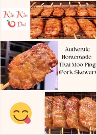 [10, 20 &amp; 50 STICKS] Authentic Thai Moo Ping - Pork Skewers &amp; Authentic Thai Gai Ping - Chicken Skewers