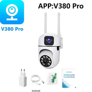 V380 Pro/YooSee 15MP 3 หน้าจอ CCTV Camera Full HD ซูมได้ไกล10เท่า 4G Sim Card/WiFi กล้องวงจรปิด360 O