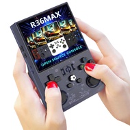 R36MAX Retro Gaming Console 4000mAh Battery 4.0in HD IPS Screen Video Gaming Console Built-in 18000+