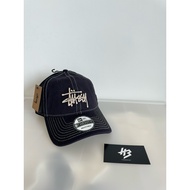STÜSSY NEW ERA 9TWENTY WASHED BASIC TRUCKER NAVY