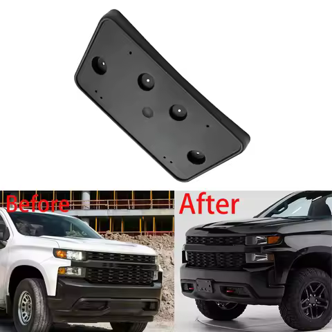84428905 Car Front Bumper License Plate Frame Bracket Holder For Chevrolet Silverado 1500 LTD Custom