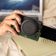 Suitable for Canon EOS r50v Leather Case Canon r50v Camera Protective Case First Layer Genuine Leath