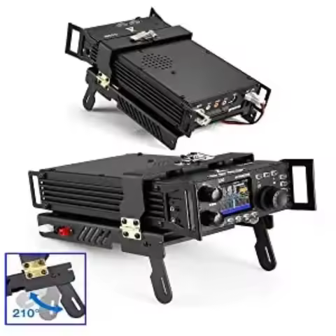 G90 Radio Transceptor Combination 0.5-30Mhz SDR Transceiver with Xiegu G90 Cooling Fan G90 Bracket a