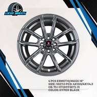 ERMETIQ MAGS/RIMS/WHEELS SIZE 16 - 8 HOLES (4PCS)