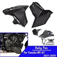 For MT 07 Bellypan Belly Pan For Yamaha MT-07 2021-2024 2023 MT07 Lower Engine Spoiler Fairing Cowl 
