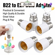 ZLION LED Lamp Adapter, B22 To E27 B22 To E27 Adapter