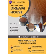 [Siling PVC][PVC Ceiling] Supply & Install PVC Ceiling for Residential & Commercial Unit