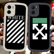 J-10 OFF White Soft Cover Case For OPPO A77 A76 A96 A57 A57S A36 A77S K10 A57E