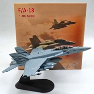 1/100 F/A-18 Carrier Aircraft F18 Ultimate Bumblebee Fighter Finished Alloy Military Aircraft Model 