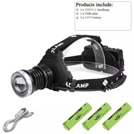 KuoLi | ไฟฉายคาดศีรษะ LED XHP90.2 กำลังสูง