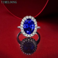 10*14 MM 8CT Oval Cut lab Sapphire Amethyst High Carbon Diamond Gemstone Engagement Ring for Women 1