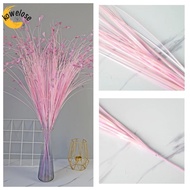KOWELOSE 5pcs/Pack Artificial Grass, Feather Texture 20 Heads Peacock Grass, Realistic 80cm Multicol
