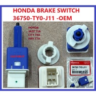 HONDA BRAKE SWITCH  36750-TY0-J11 -OEM  HONDA  JAZZ T5A  CITY T9A HRV T7A