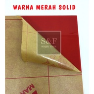 AKRILIK WARNA MERAH GLOSSY AKRILIK LEMBARAN 3MM ACRYLIC WARNA AKRILIK