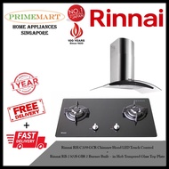 Rinnai RH-C209-GCR Chimney Hood + Rinnai RB-7302S-GBS 2 Burner Built-in Hob *BUNDLE DEAL - FREE DELIVERY