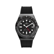 Q Timex GMT 38mm Synthetic Rubber Strap Watch - Black (TW2V38200)