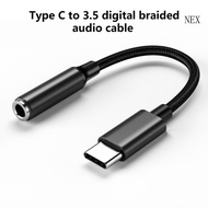 NEX Type C to Auxiliary Auditory Cable Soft Braided Video Line Sound Conversion