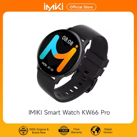 IMIKI KW66 Pro Smart Watch 1.43" AMOLED Display 270mAh IP67 Watchs Fashionable round watch for women
