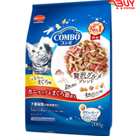 COMBO - Combo 貓糧 (下部尿路) 吞拿魚味 蟹肉片+金槍魚節 豪華營養主食貓乾糧 Nippon 700G(140g×5袋)平行進口 047682 M5-4