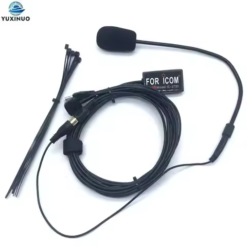 Finger PTT Mic 8 Pin Hands-free Microphone for ICOM IC2200H IC2300H IC2720 IC2820 IC2730 IC-2200H 23