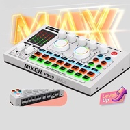 Bonkyo F999S 48v SoundCard Bluetooth compatible External Wireless DJ Mixer Noise Reduction Audio Car