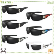 NEXTMY Polarized Sunglasses, Driving Riding  Coast Hip-Hop Shades, Retro Biker Gangster Style Wrapar