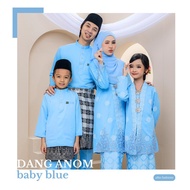 BAJU RAYA SEDONDON IBU ANAK.SET FAMILY RAYA DANG ANOM - BABY BLUE