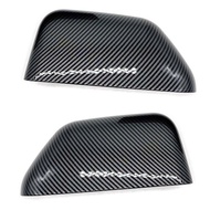 For 2017-2023 Ford F250 F350 F450 CARBON FIBER LOOK Upper Mirror Covers Overlay