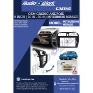 Mitsubishi Mirage / Attrage 2015-2019 9" Android Player Casing