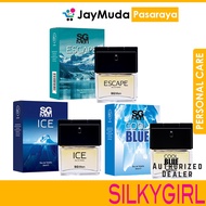 SG Men Perfume Edt Escape Ice Ice Blue 30ml 6Hrs Long Lasting Eau De Toilette Minyak Wangi Fragrance