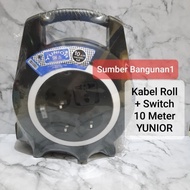 KABEL ROLL BULAT 10 METER STOPKONTAK SAMBUNG PANJANG COLOKAN LISTRIK