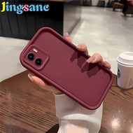 Jingsanc màu trơn Ốp lưng Silicon cho ViVo y15s/y15a/Y01/y01a vỏ điện thoại nhựa TPU mềm đầy đủ Bảo