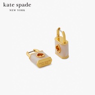 KATE SPADE NEW YORK LOCK AND SPADE HUGGIES KD321 ต่างหู