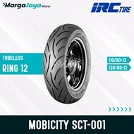 IRC MOBICITY SCT-001 TL Tire Ring 12 110/ 90-12 130/80-12 Tubeless Motorcycle Tire