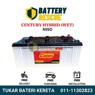 [Installation Available] N150 Century Hybrid WET | Lorry Boat Truck Boat Battery Machine Genset Batt