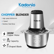 Kadonio Blender Food Processor Meat Grinder 2L Electric Chopper Blander 绞肉机 FB01