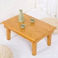 Table for Bay Window Tatami Square Shape J&Folding Kang Table Solid Wood Small Tea Table Nanzhu Long