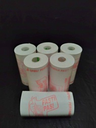 10Roll kertas struk thermal logo pastipas/SPBU 58x30mm eds printer logo 58mm
