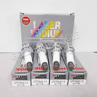 100% ORIGINAL HONDA CITY, JAZZ (2006 - 2013), BRV iVTEC ORIGINAL NGK LASER IRIDIUM SPARK PLUG (IZFR6