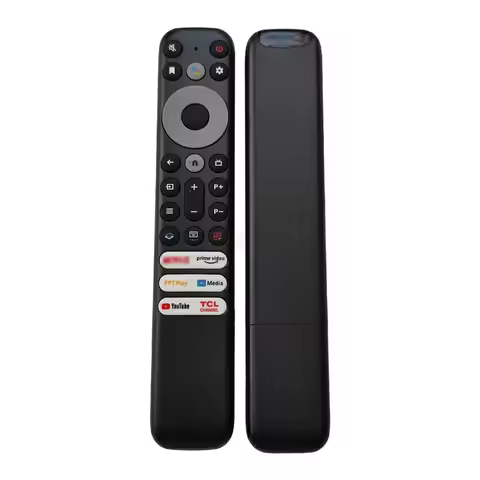 New Replacement RC902V FMRK Voice TV Remote Control for TCL QLED 55C728 Ne-tflix