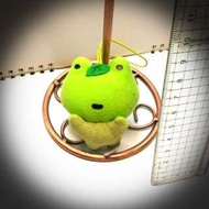 San-x憂鬱明日蛙青蛙 手機擦吊飾 frog strap