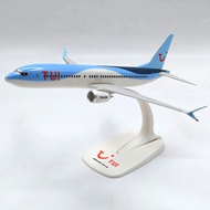 1: 200 TUI BOEING737-8 Stitching Simulation Airplane Model Static Collection Office Air Ornaments