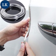 LK 6M Universal U Shape Custom Chrome Plated / DIY Moulding Trim Strip Line For Sedan Car Pickup Air
