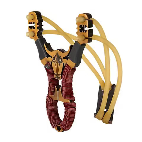 Wildness Gold Bull Big Powerful Slingshot Outdoor Hunting Catapult Professional Bows High Precision 